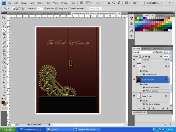 Creation of Locked book: Step 6